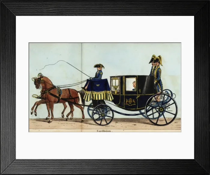 Framed Print : Carriage of the Sardinian minister in Queen Victoria s Framed Print : Carriage of the Sardinian minister in Queen Victoria s