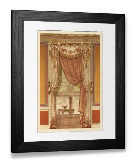 Framed Print : Neo-Greco-style wall hanging, circa 1900 Framed Print : Neo-Greco-style wall hanging, circa 1900