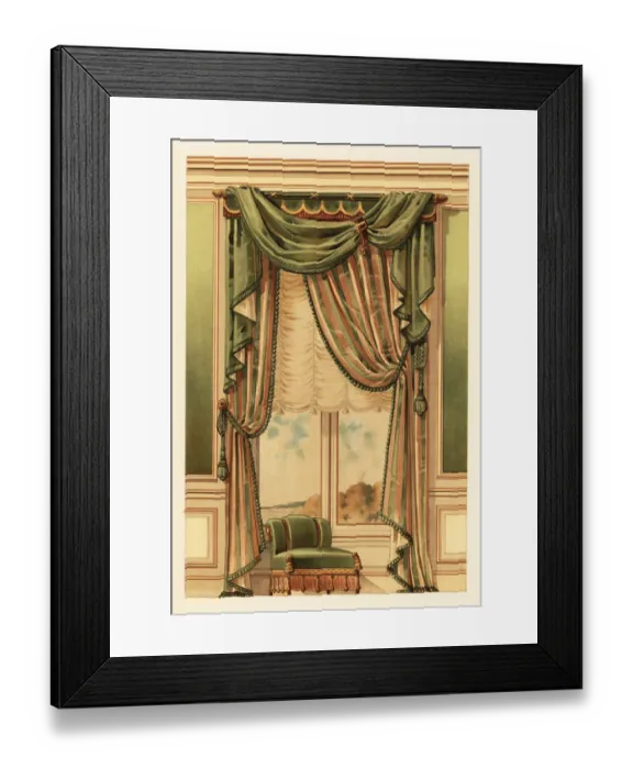 Framed Print : Fantasy wall hanging, circa 1900 Framed Print : Fantasy wall hanging, circa 1900