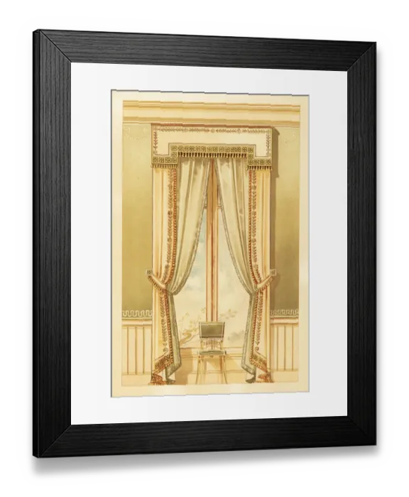 Framed Print : Fantasy wall hanging, circa 1900 Framed Print : Fantasy wall hanging, circa 1900