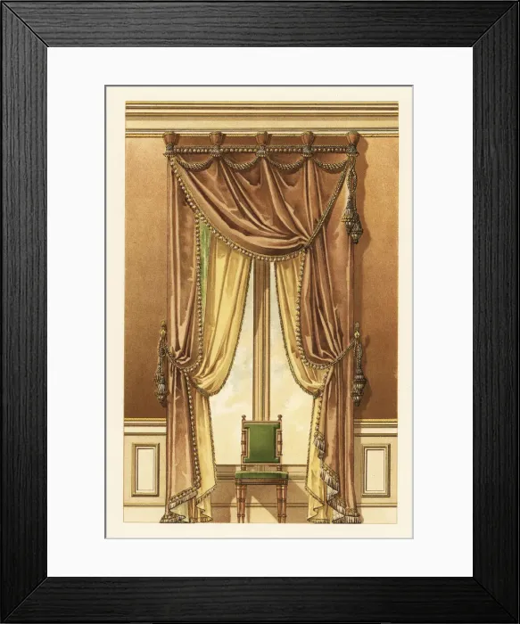 Framed Print : Fantasy wall hanging, circa 1900 Framed Print : Fantasy wall hanging, circa 1900