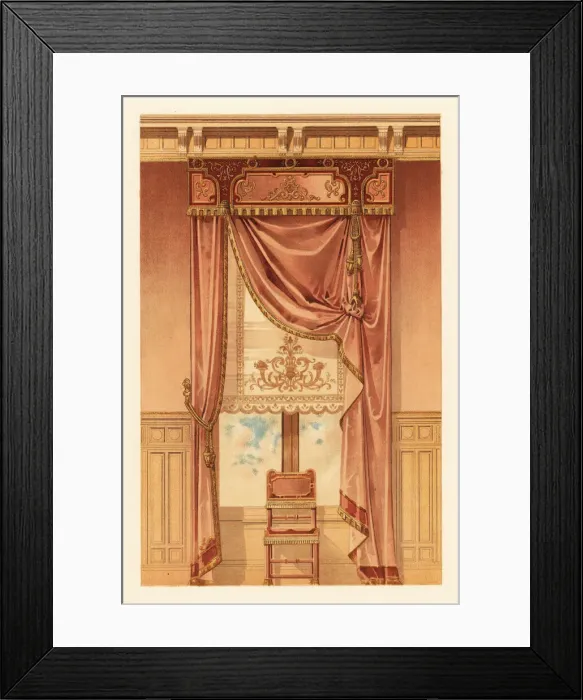 Framed Print : Renaissance-style wall hanging, circa 1900 Framed Print : Renaissance-style wall hanging, circa 1900