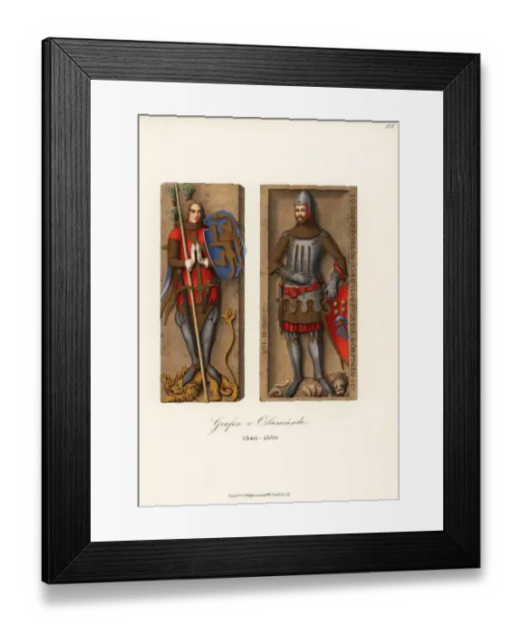 Framed Print : Earl von Orlamunde and Otto VI von Weimar-Orlamunde Framed Print : Earl von Orlamunde and Otto VI von Weimar-Orlamunde