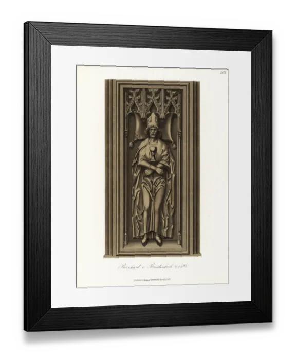 Framed Print : Bernhard von Breidenbach, politician in Mainz, 1440-1497 Framed Print : Bernhard von Breidenbach, politician in Mainz, 1440-1497