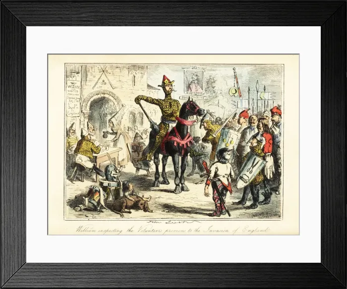 Framed Print : William the Conqueror with his ragtag army of Normans Framed Print : William the Conqueror with his ragtag army of Normans