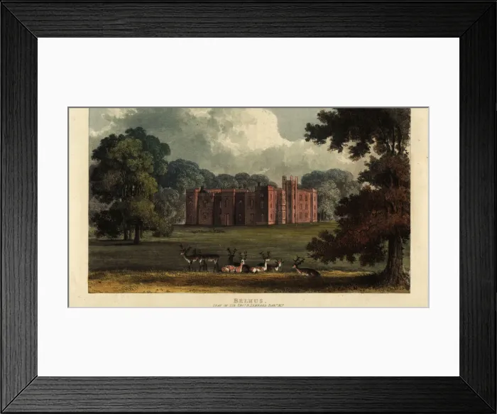 Framed Print : Belhus, seat of Sir Thomas Barrett Lennard Framed Print : Belhus, seat of Sir Thomas Barrett Lennard