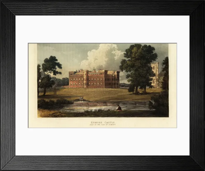 Framed Print : Enmore Castle, Somerset, the seat of the 3rd Earl of Egmont Framed Print : Enmore Castle, Somerset, the seat of the 3rd Earl of Egmont