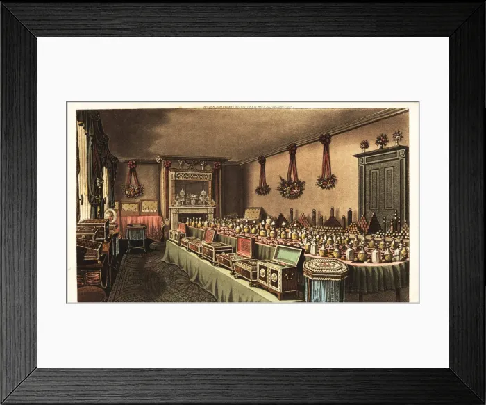 Framed Print : Perfumery prepared for the Emperor of China by Alex Framed Print : Perfumery prepared for the Emperor of China by Alex