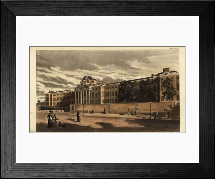 Framed Print : Bethlem psychiatric hospital or Bedlam in 1816 Framed Print : Bethlem psychiatric hospital or Bedlam in 1816