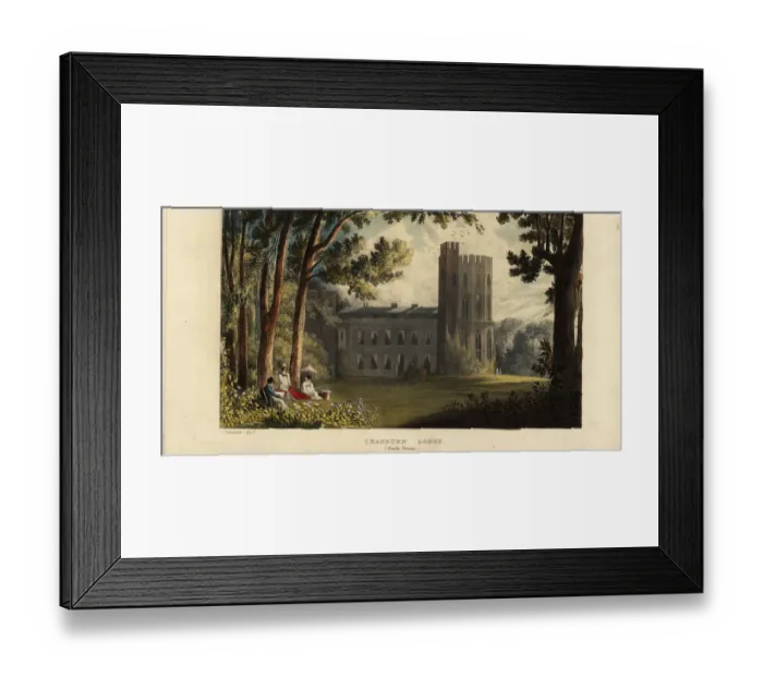 Framed Print : Cranburn or Cranbourne Lodge, 1823 Framed Print : Cranburn or Cranbourne Lodge, 1823