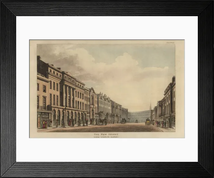 Framed Print : The New Street (Regent Street) looking toward Framed Print : The New Street (Regent Street) looking toward
