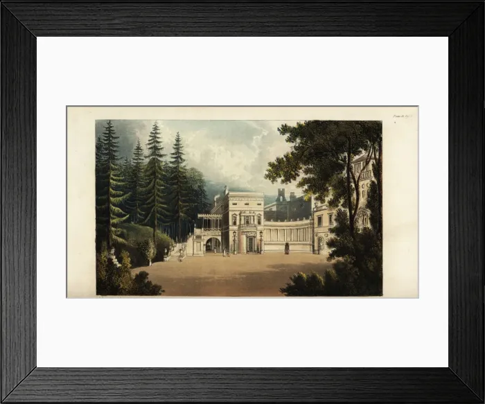Framed Print : Deepdene, Surrey, the seat of banker Thomas Hope Framed Print : Deepdene, Surrey, the seat of banker Thomas Hope