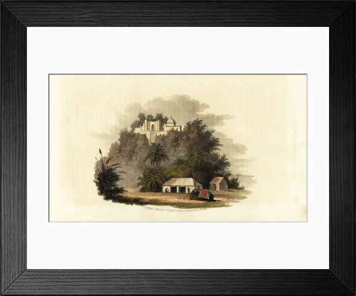 Framed Print : Sicre Gully or Siclygully Pass between Bengal and Bihar Framed Print : Sicre Gully or Siclygully Pass between Bengal and Bihar
