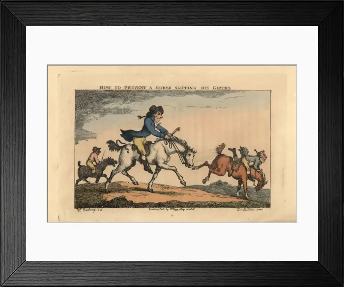 Framed Print : Regency gentleman riding a horse Framed Print : Regency gentleman riding a horse