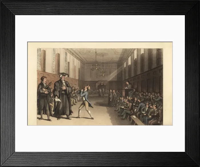 Framed Print : Young student graduating from a boys school Framed Print : Young student graduating from a boys school