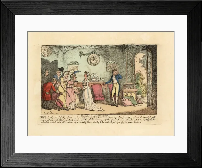 Framed Print : Fashionable couple disturbed by stupid, stone-cold Framed Print : Fashionable couple disturbed by stupid, stone-cold