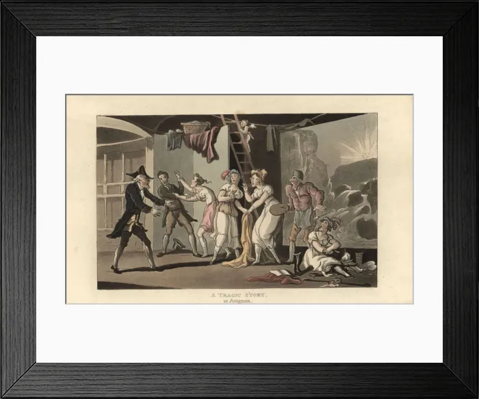 Framed Print : A theatre company is disbanded after a charge of blasphemy Framed Print : A theatre company is disbanded after a charge of blasphemy