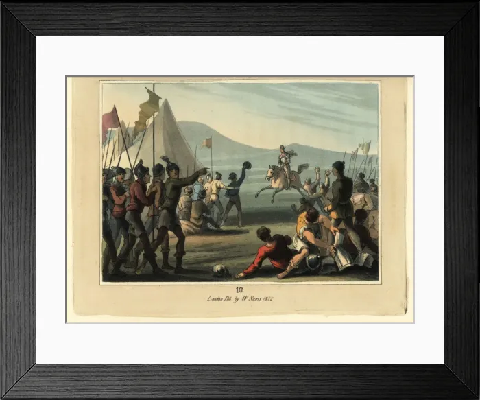 Framed Print : Medieval knight in armour on horseback arriving Framed Print : Medieval knight in armour on horseback arriving