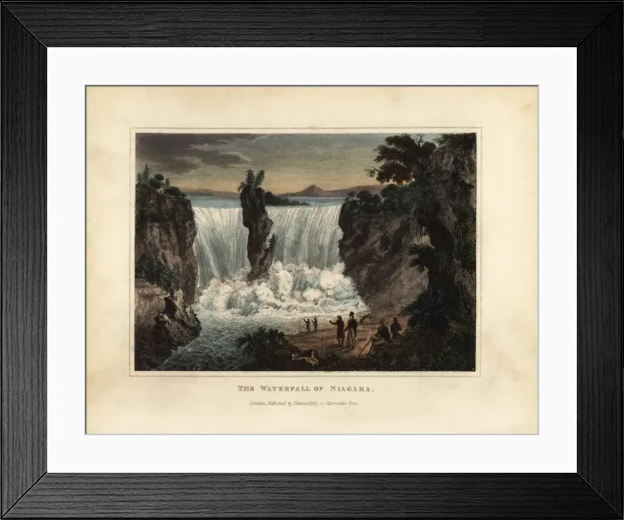 Framed Print : The Waterfall of Niagara Framed Print : The Waterfall of Niagara