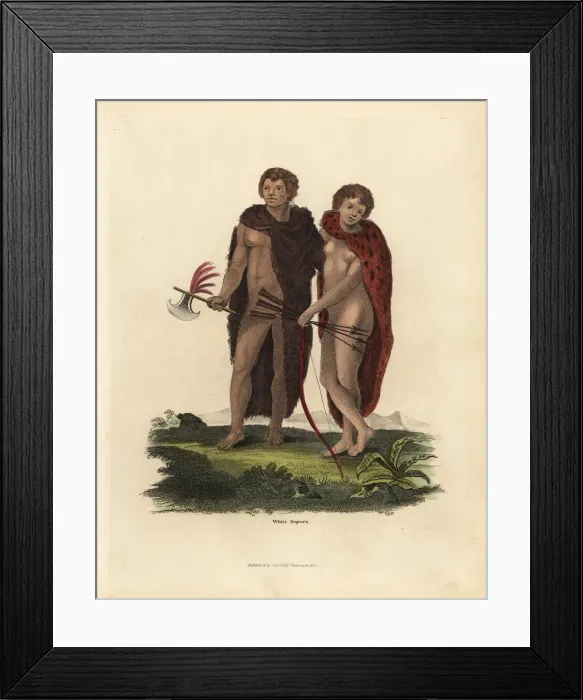 Framed Print : Albino African man and woman Framed Print : Albino African man and woman