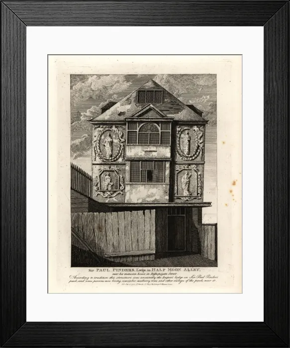 Framed Print : Sir Paul Pinders Lodge in Half Moon Alley Framed Print : Sir Paul Pinders Lodge in Half Moon Alley
