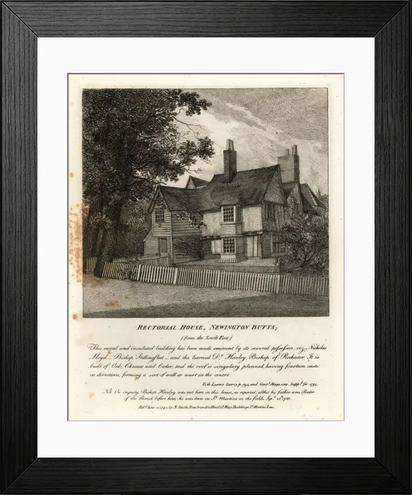 Framed Print : Rectorial House, Newington Butts Framed Print : Rectorial House, Newington Butts