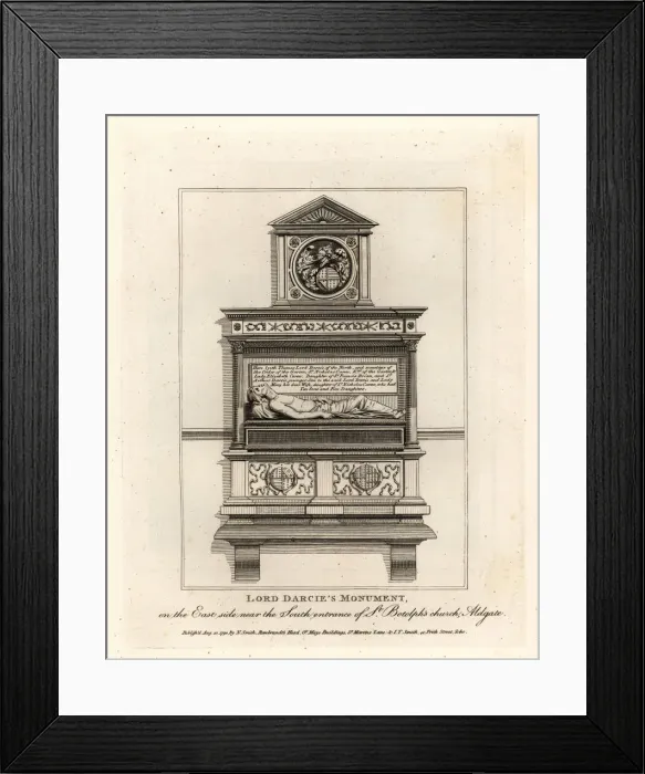 Framed Print : Lord Thomas Darcys monument in St. Botolph s Framed Print : Lord Thomas Darcys monument in St. Botolph s