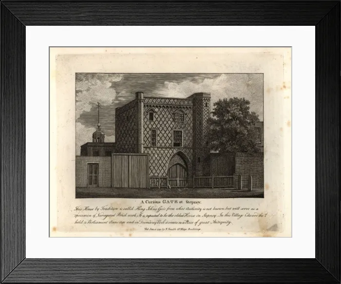Framed Print : A curious gate called St. John Gate, the oldest house Framed Print : A curious gate called St. John Gate, the oldest house