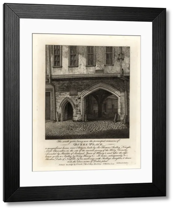 Framed Print : The ruins of the South Gates of Dukes Place Framed Print : The ruins of the South Gates of Dukes Place