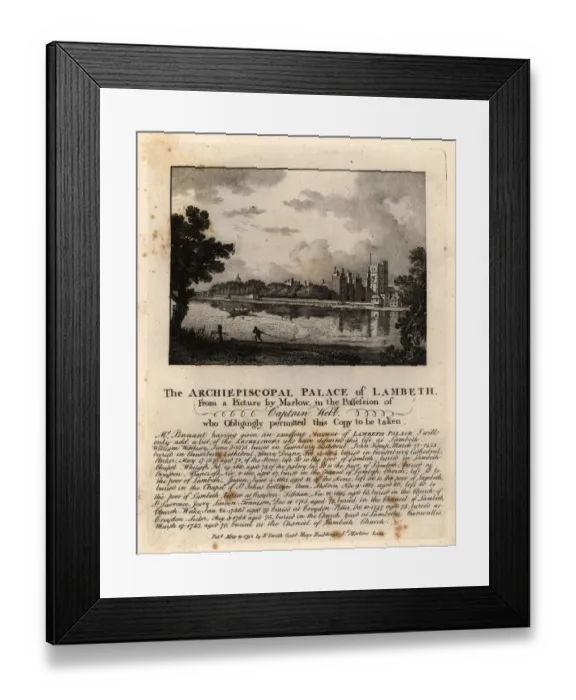 Framed Print : Lambeth Palace, London Framed Print : Lambeth Palace, London