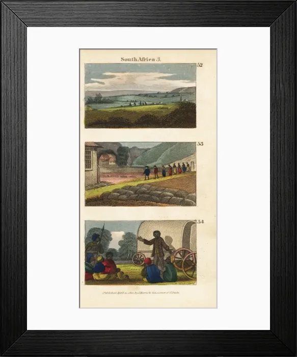Framed Print : Views of South Africa, 1820