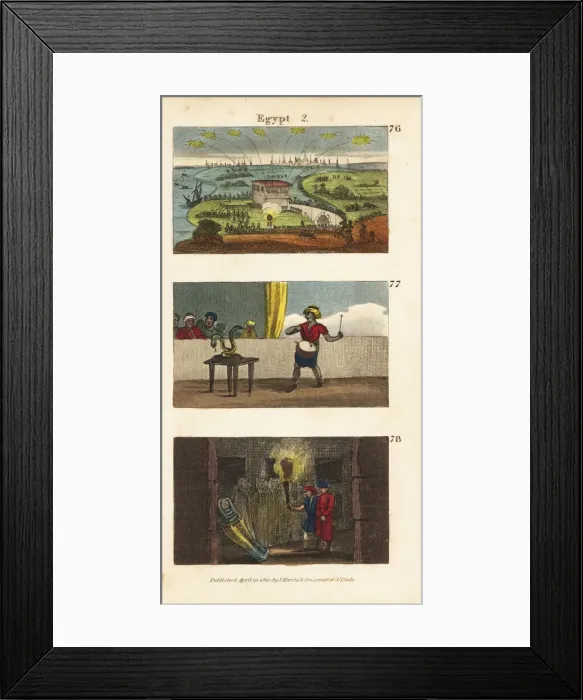 Framed Print : Scenes in Egypt, 1820 Framed Print : Scenes in Egypt, 1820