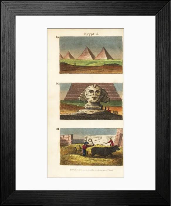 Framed Print : Scenes in Egypt, 1820 Framed Print : Scenes in Egypt, 1820