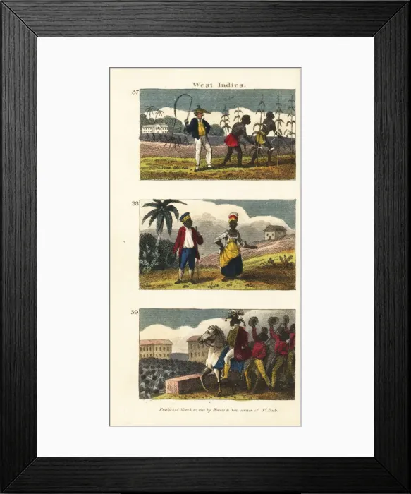 Framed Print : Scenes from the West Indies Framed Print : Scenes from the West Indies