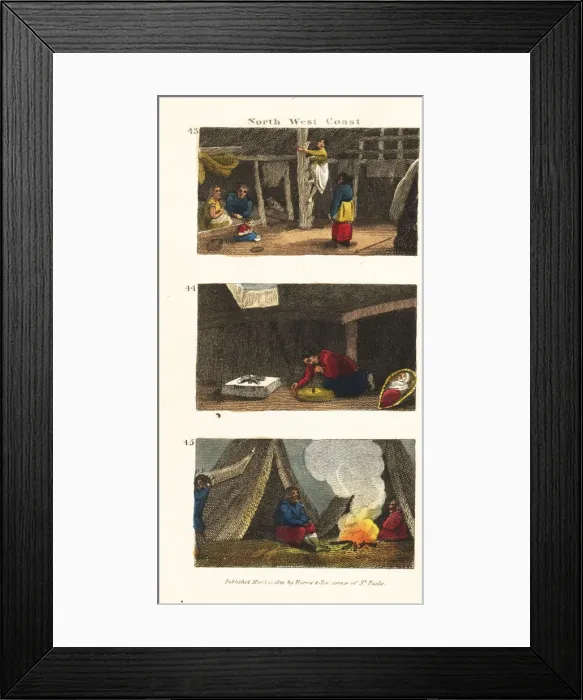 Framed Print : People of Northwest Canada Framed Print : People of Northwest Canada