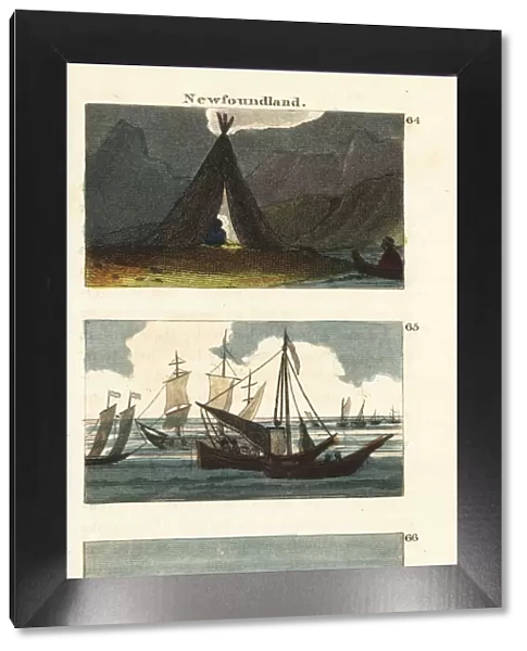 Scenes in Newfoundland, 18th century