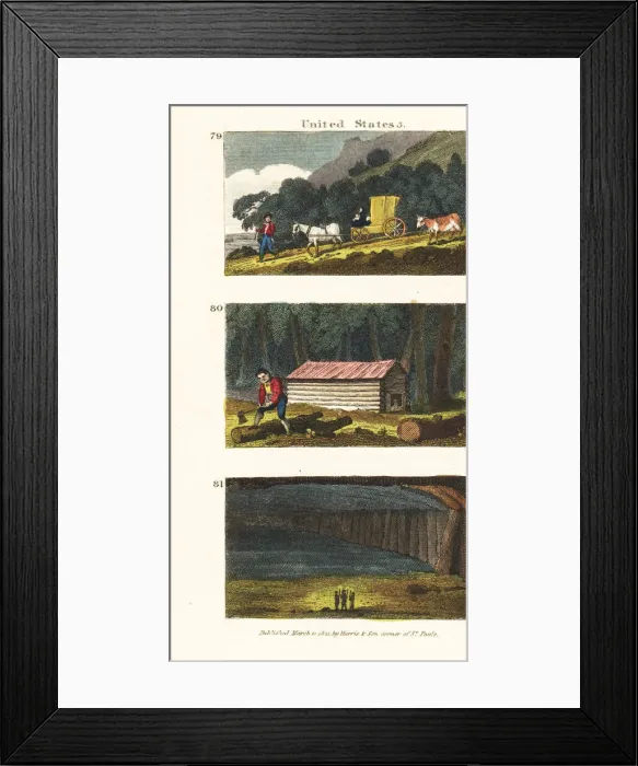 Framed Print : Views in the midwest and Kentucky Framed Print : Views in the midwest and Kentucky
