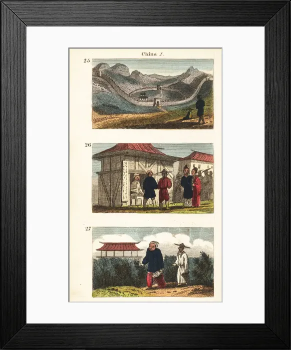 Framed Print : Historical views of China Framed Print : Historical views of China