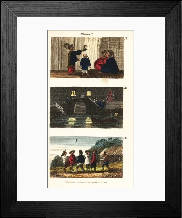 Framed Print : Historical views of China Framed Print : Historical views of China