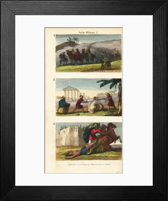 Framed Print : Historical views of Asia Minor Framed Print : Historical views of Asia Minor
