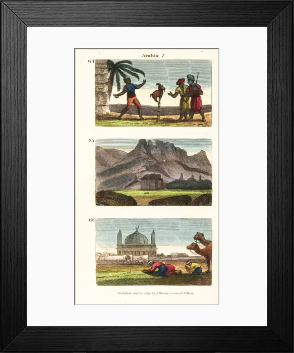 Framed Print : Historical views of Arabia Framed Print : Historical views of Arabia