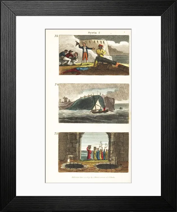 Framed Print : Historical views of Syria Framed Print : Historical views of Syria