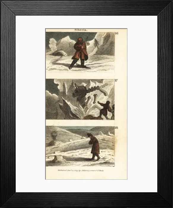 Framed Print : Historical views of Siberia Framed Print : Historical views of Siberia