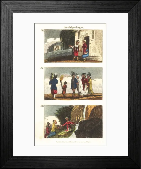 Framed Print : Historical views of Greece Framed Print : Historical views of Greece