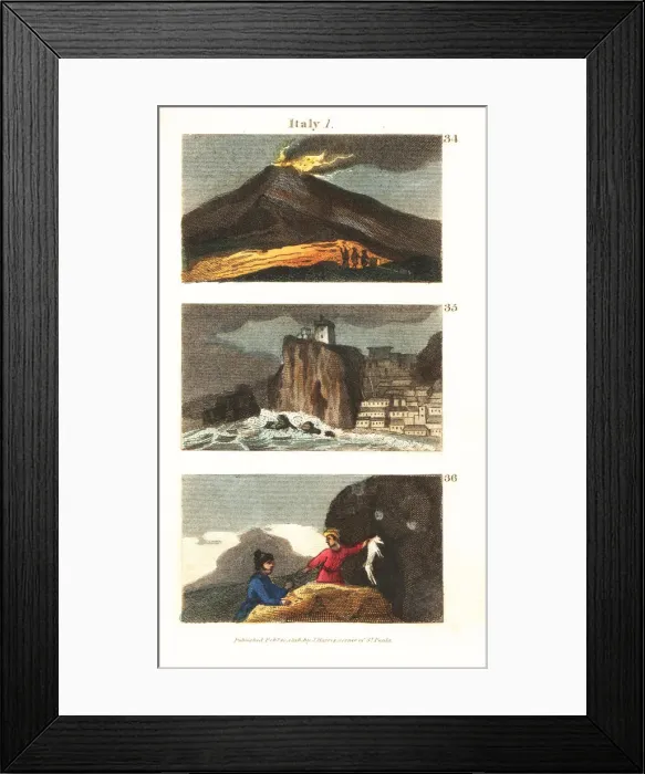 Framed Print : Historical views of Italy Framed Print : Historical views of Italy