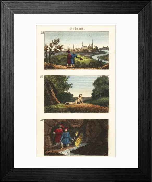 Framed Print : Historical views of Poland Framed Print : Historical views of Poland