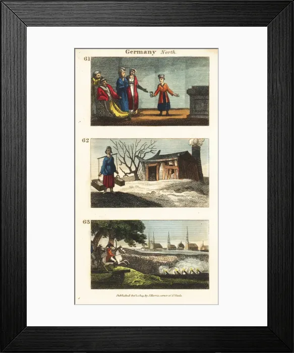 Framed Print : Historical views of Germany