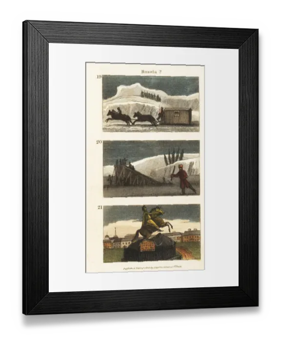 Framed Print : Historical views of Russia Framed Print : Historical views of Russia