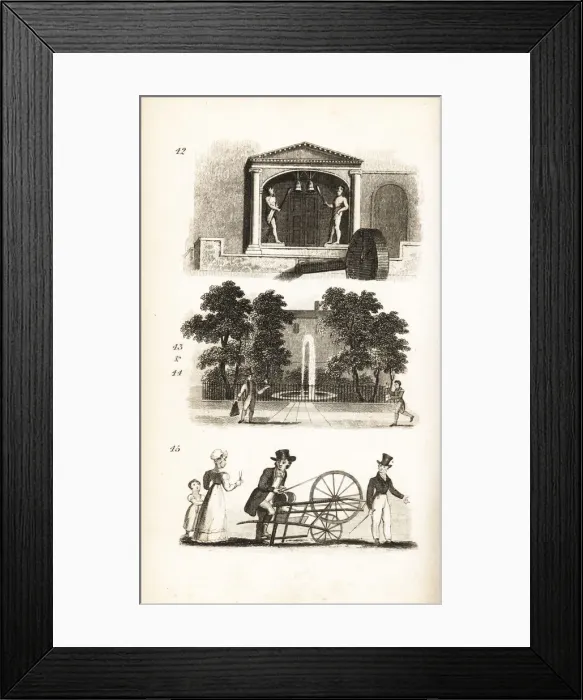 Framed Print : St Dunstans Church, Postman, Letter Carrier Framed Print : St Dunstans Church, Postman, Letter Carrier