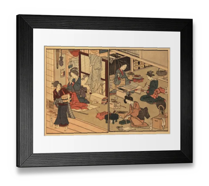 Framed Print : Women of the merchant or artisan class Framed Print : Women of the merchant or artisan class